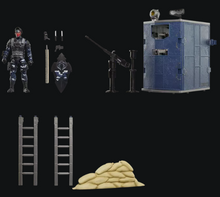 Cargar imagen en el visor de la galería, G.I. Joe Classified Series - #151, Trench Viper & Cobra Modular Fortification - Hasbro Pulse Exclusive - $1,799 ($499) - SEP-OCT 2025 -