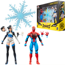 Cargar imagen en el visor de la galería, Marvel Legends - Marvel Rivals - Spider-Man & Luna Snow 2Pack - $1399($499) SEP-OCT
