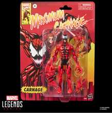 Cargar imagen en el visor de la galería, Marvel Legends - Spider-Man: The Animated Series - Retro Collection - Carnage (Maximum Carnage Cardback) - $849($199) - ENE-FEB 2027