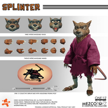 Cargar imagen en el visor de la galería, Mezco One:12 - Teenage Mutant Ninja Turtles - Splinter - $2,599 ($799) - OCT-NOV 2026
