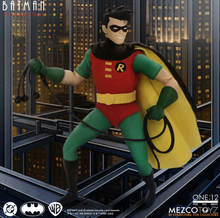 Cargar imagen en el visor de la galería, Mezco - One:12 Collective - The Animated Series Robin Action Figure - $2799($799)  ENE-FEB 2027
