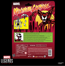Cargar imagen en el visor de la galería, Marvel Legends - Spider-Man: The Animated Series - Retro Collection - Carnage (Maximum Carnage Cardback) - $849($199) - ENE-FEB 2027
