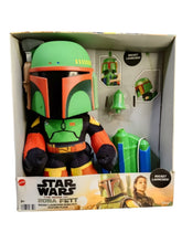 Cargar imagen en el visor de la galería, Mattel - The Book of Boba Fett - Rocket Launching Boba Fett - 12" Plush
